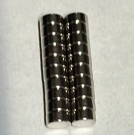 Rare Earth Magnets 6mm x 3mm (qty 20)