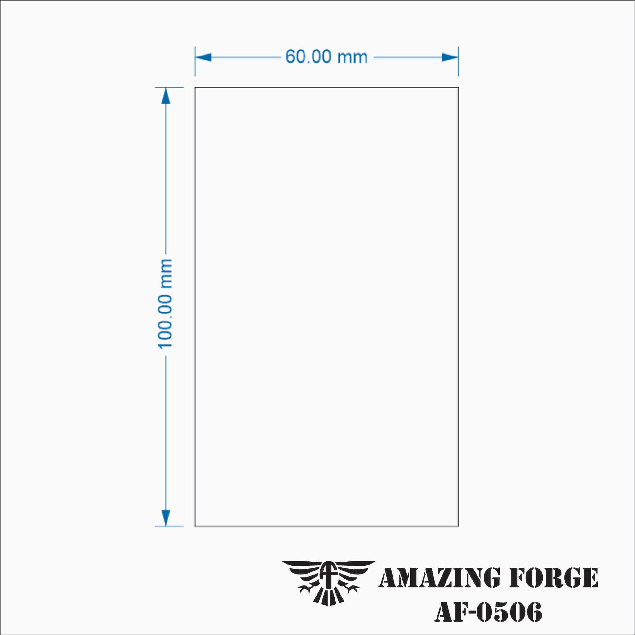 60mm by 100mm Rectangle Base