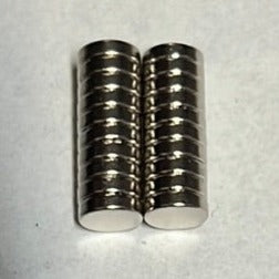 Rare Earth Magnets 6mm x 2mm (qty 20)