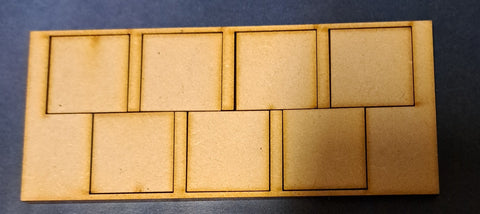 25mm Square Base Movement Tray (7 bases)