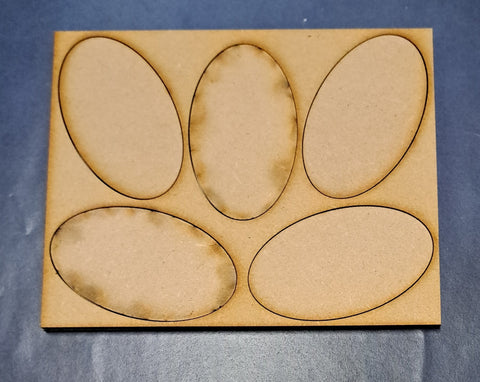 60mm oval Base Movement Tray (5 bases)