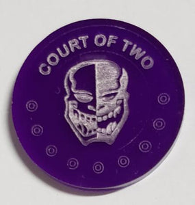Malifaux compatible court of two tokens (Qty 5)