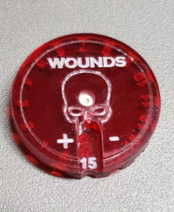 Wound counter dial