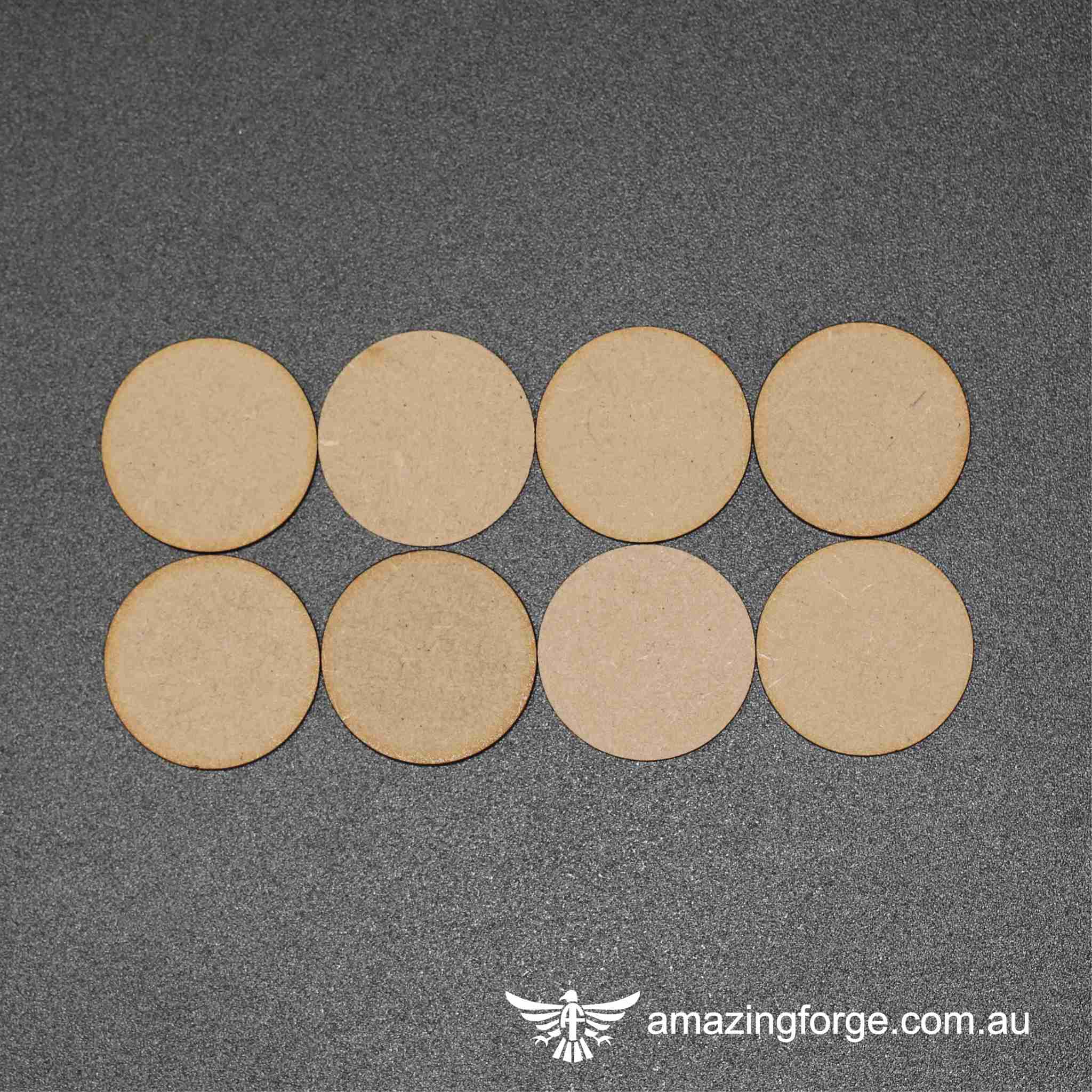 60mm Round Bases (qty 8)