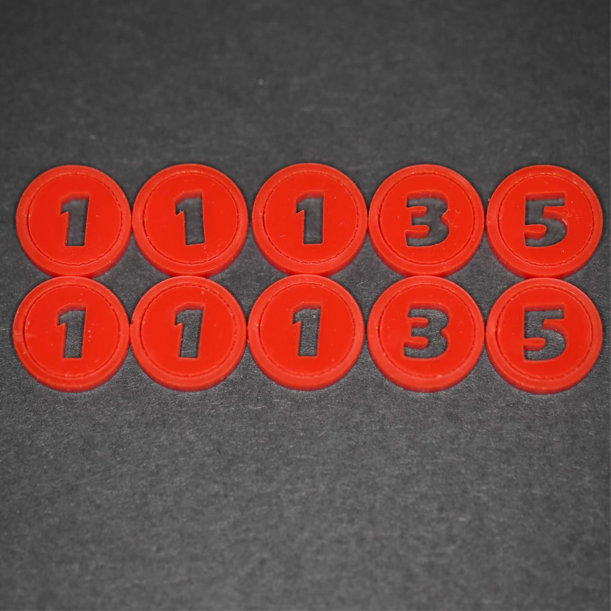 Keyforge compatible Wound Tokens (Qty 10)